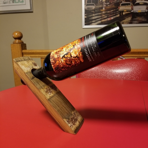Other - Handmade Wine Cask Bottle Holder
